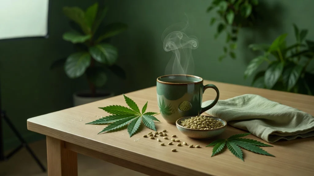 Professional header image for industry analysis: Hemp Seed Tea Benefits for Respiratory and Congestion Relief