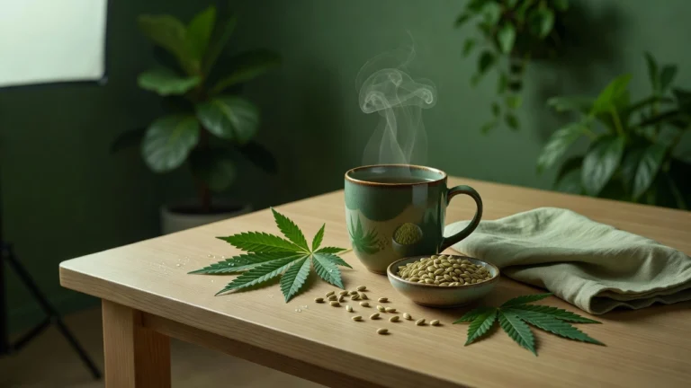Professional header image for industry analysis: Hemp Seed Tea Benefits for Respiratory and Congestion Relief